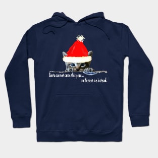 Funny Christmas Cat meme Hoodie